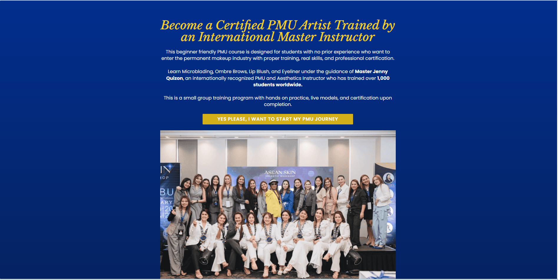 Advanced PMU & Aesthetics website preview
